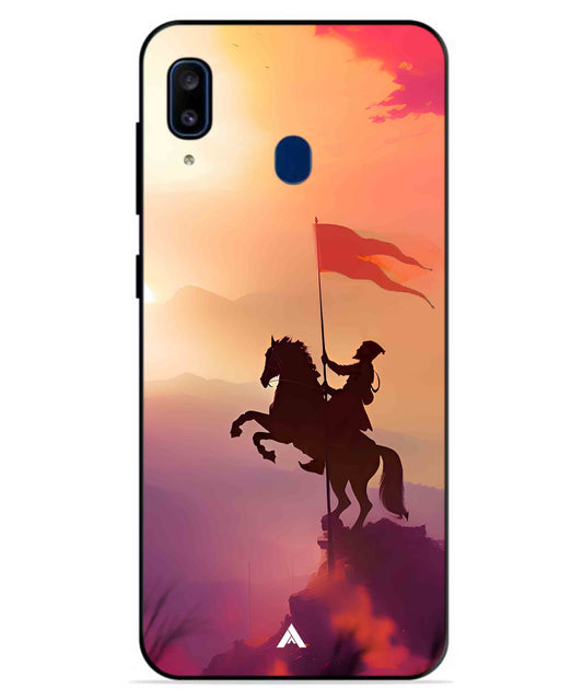 Shivaji Maharaj Metal Back Cover Phone Case for Samsung Galaxy A20