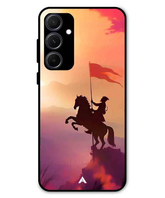 Shivaji Maharaj Metal Back Cover Phone Case for Samsung Galaxy A35