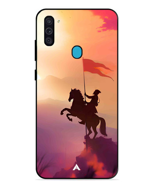 Shivaji Maharaj Metal Back Cover Phone Case for Samsung Galaxy F11