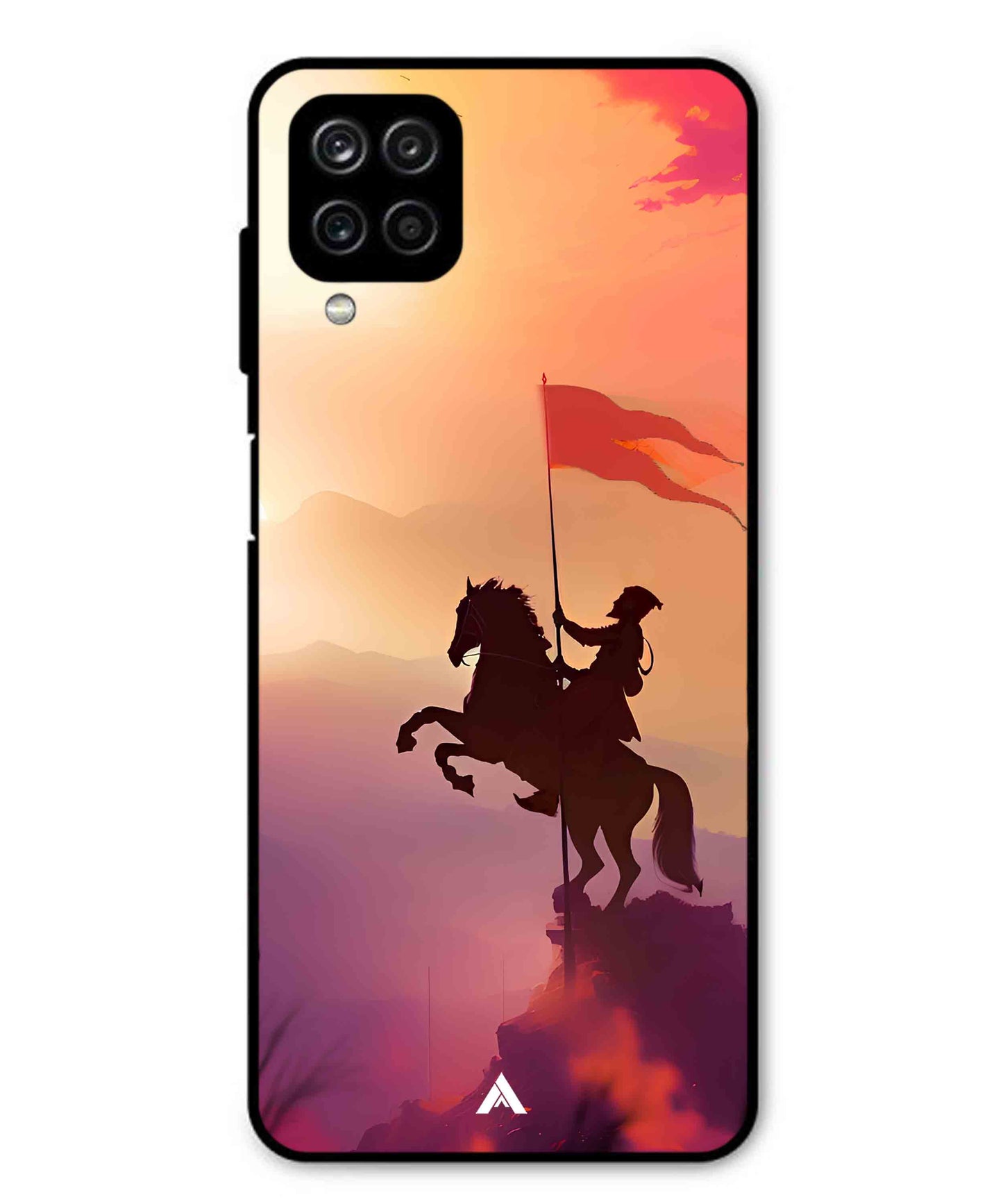 Shivaji Maharaj Metal Back Cover Phone Case for Samsung Galaxy F12
