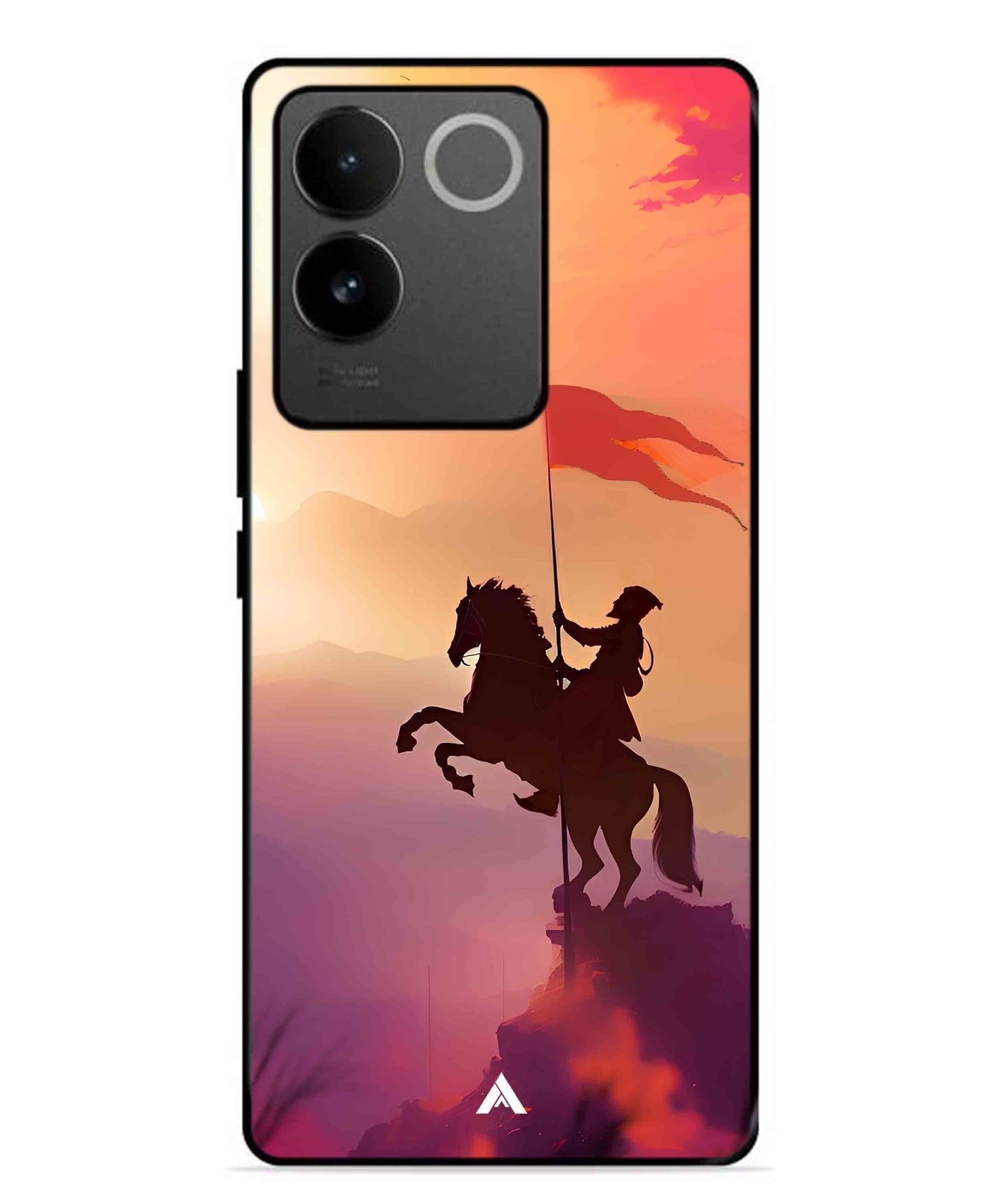Shivaji Maharaj Metal Back Cover Phone Case for Vivo T2 Pro