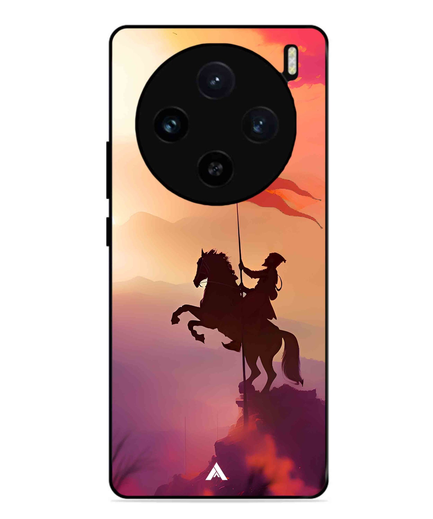 Shivaji Maharaj Metal Back Cover Phone Case for Vivo X100 Pro