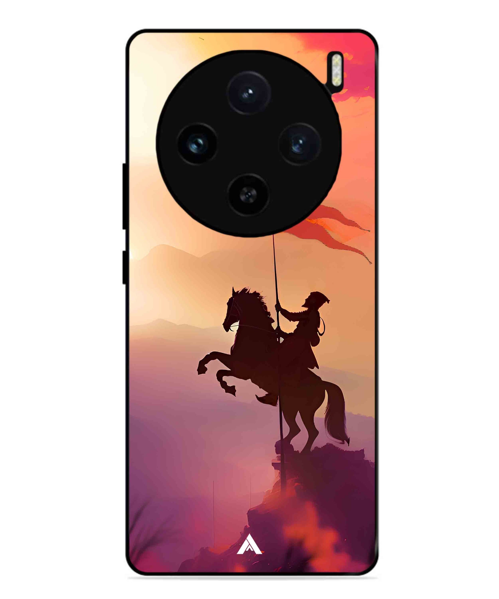 Shivaji Maharaj Metal Back Cover Phone Case for Vivo X100 Pro