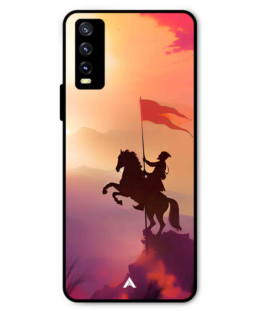 Shivaji Maharaj Metal Back Cover Phone Case for Vivo Y20a