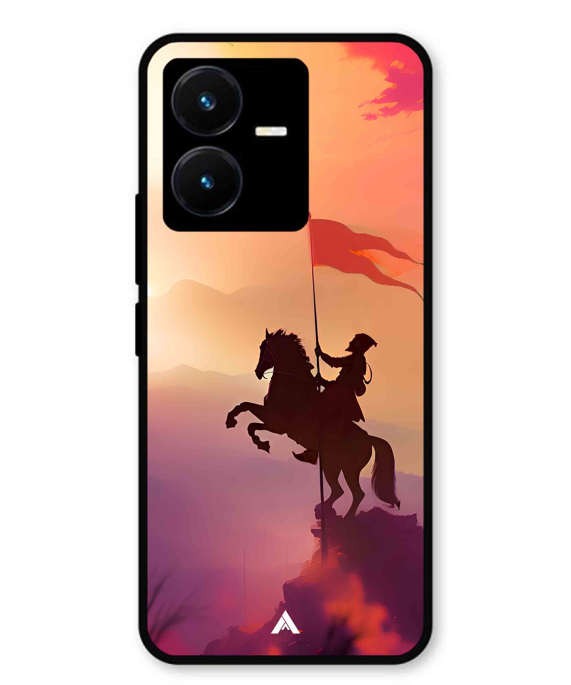 Shivaji Maharaj Metal Back Cover Phone Case for Vivo Y22