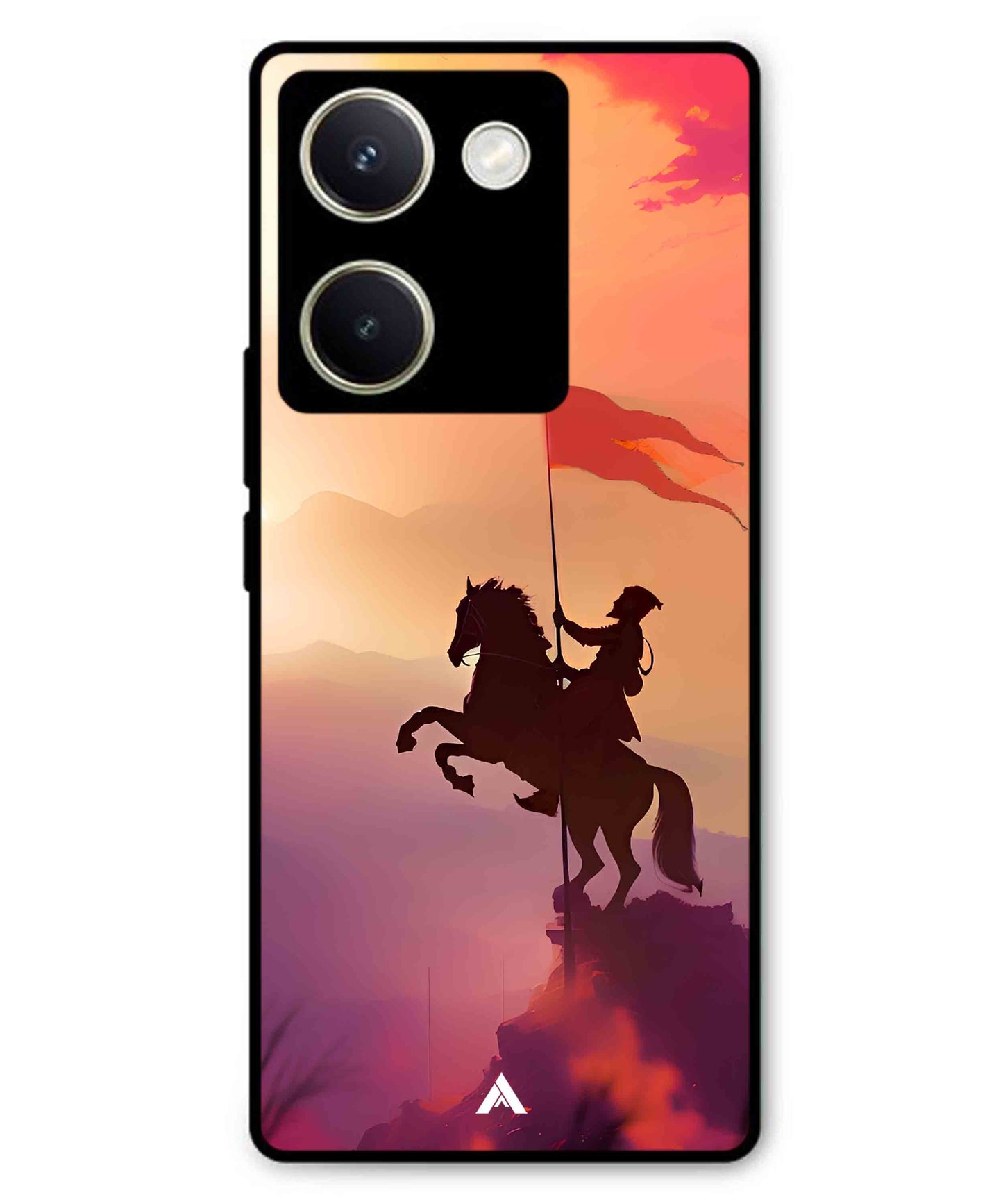 Shivaji Maharaj Metal Back Cover Phone Case for Vivo Y300 Plus