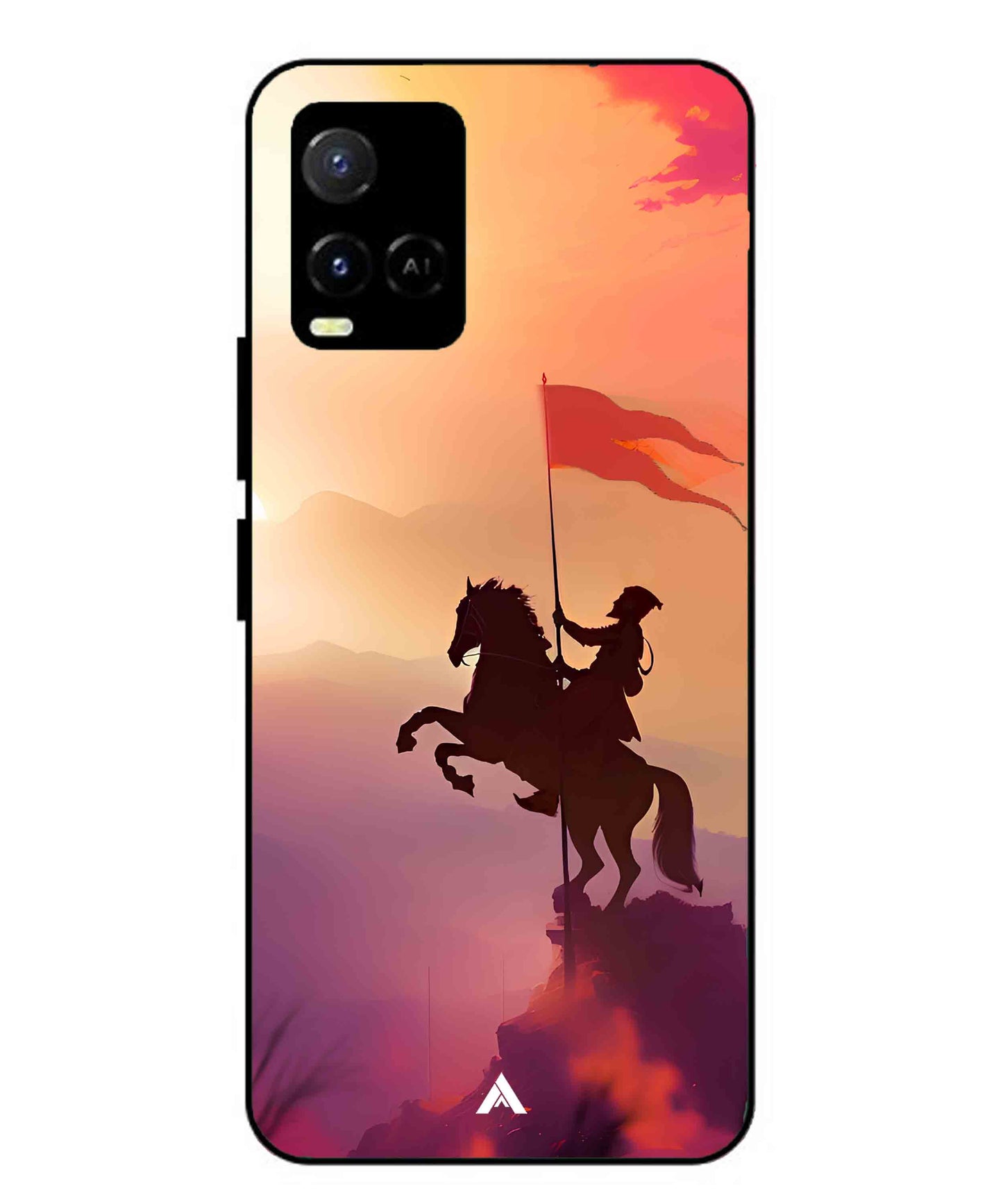 Shivaji Maharaj Metal Back Cover Phone Case for Vivo Y33s