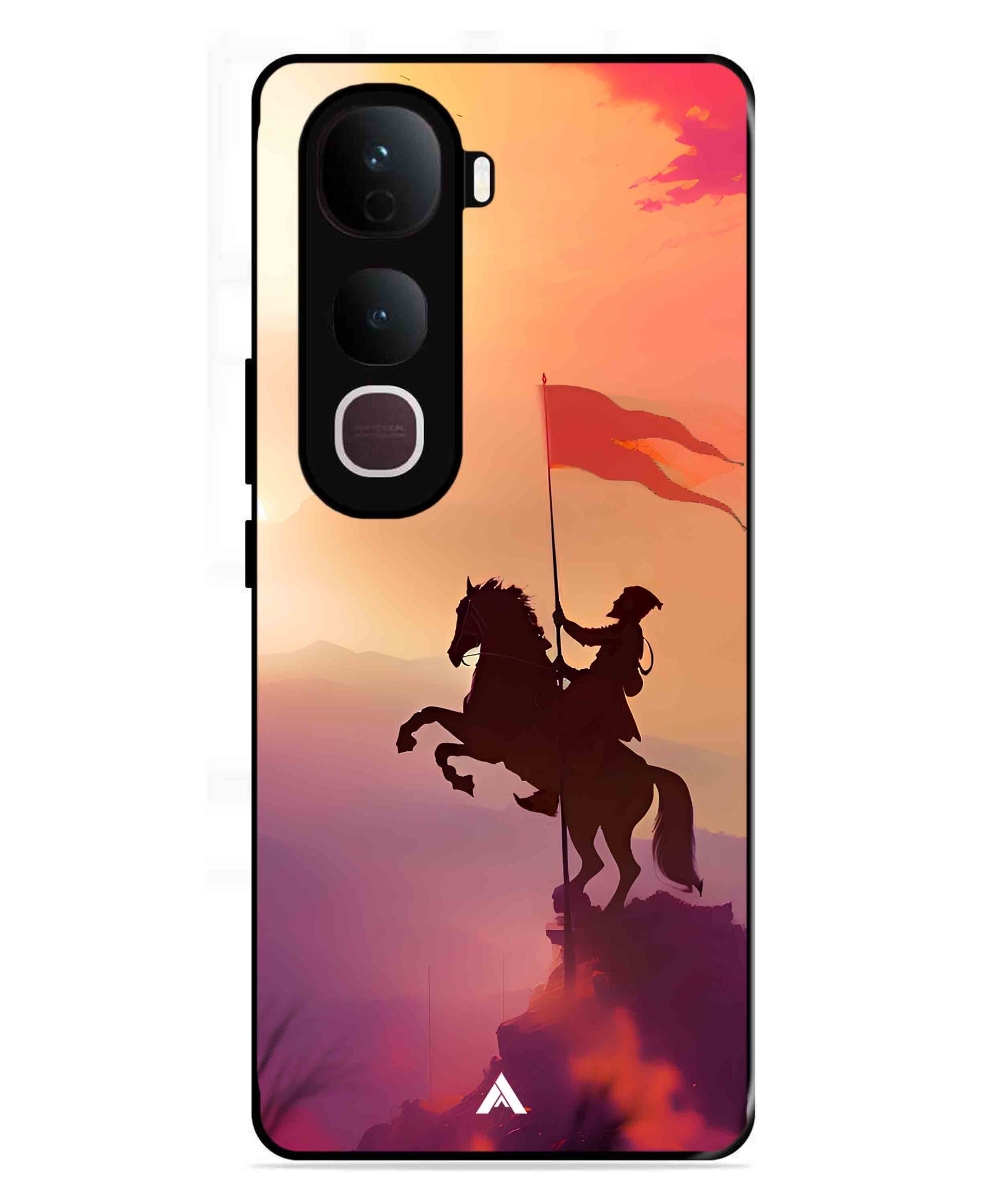 Shivaji Maharaj Metal Back Cover Phone Case for Vivo Y400 Pro