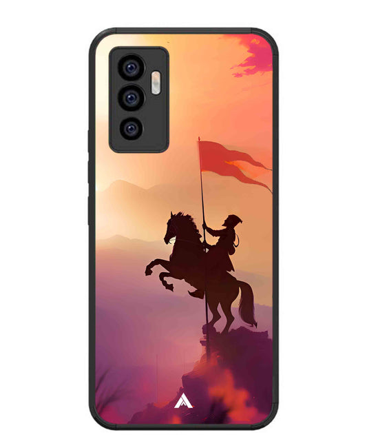 Shivaji Maharaj Metal Back Cover Phone Case for Vivo Y75 4G