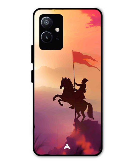 Shivaji Maharaj Metal Back Cover Phone Case for Vivo Y75 5G