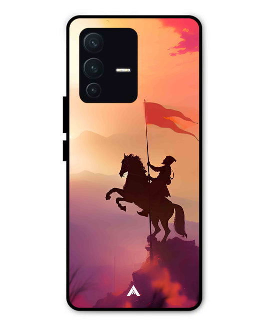 Shivaji Maharaj Metal Back Cover Phone Case for Vivo v23 Pro