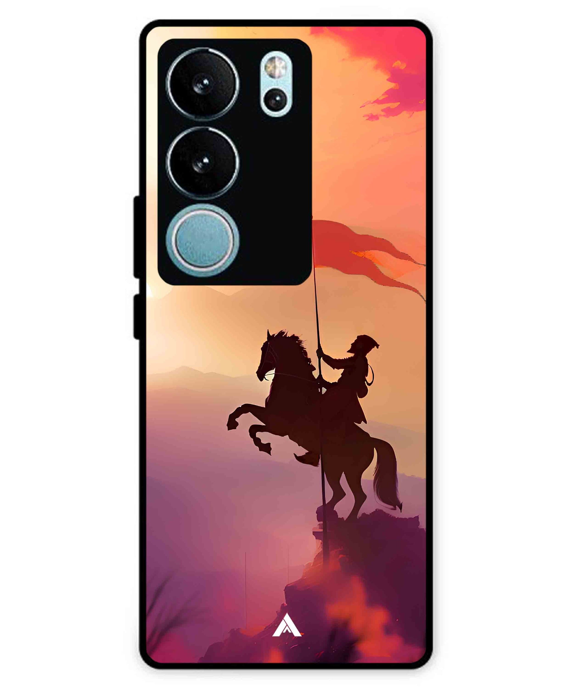 Shivaji Maharaj Metal Back Cover Phone Case for Vivo v29