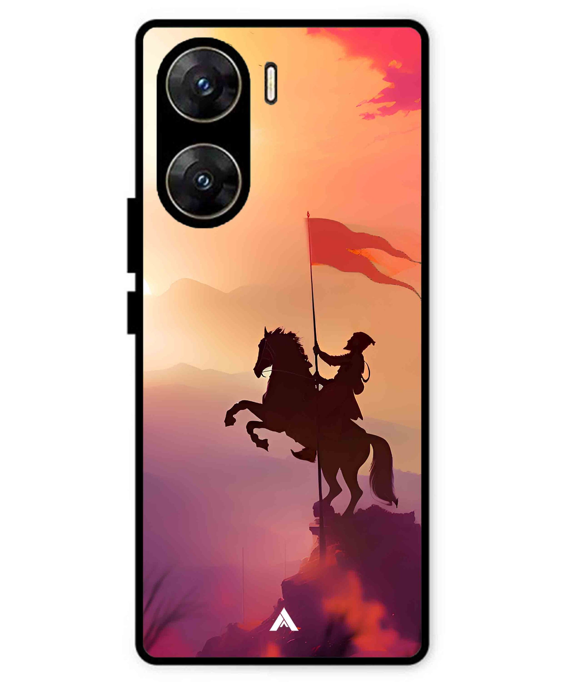 Shivaji Maharaj Metal Back Cover Phone Case for Vivo v29e