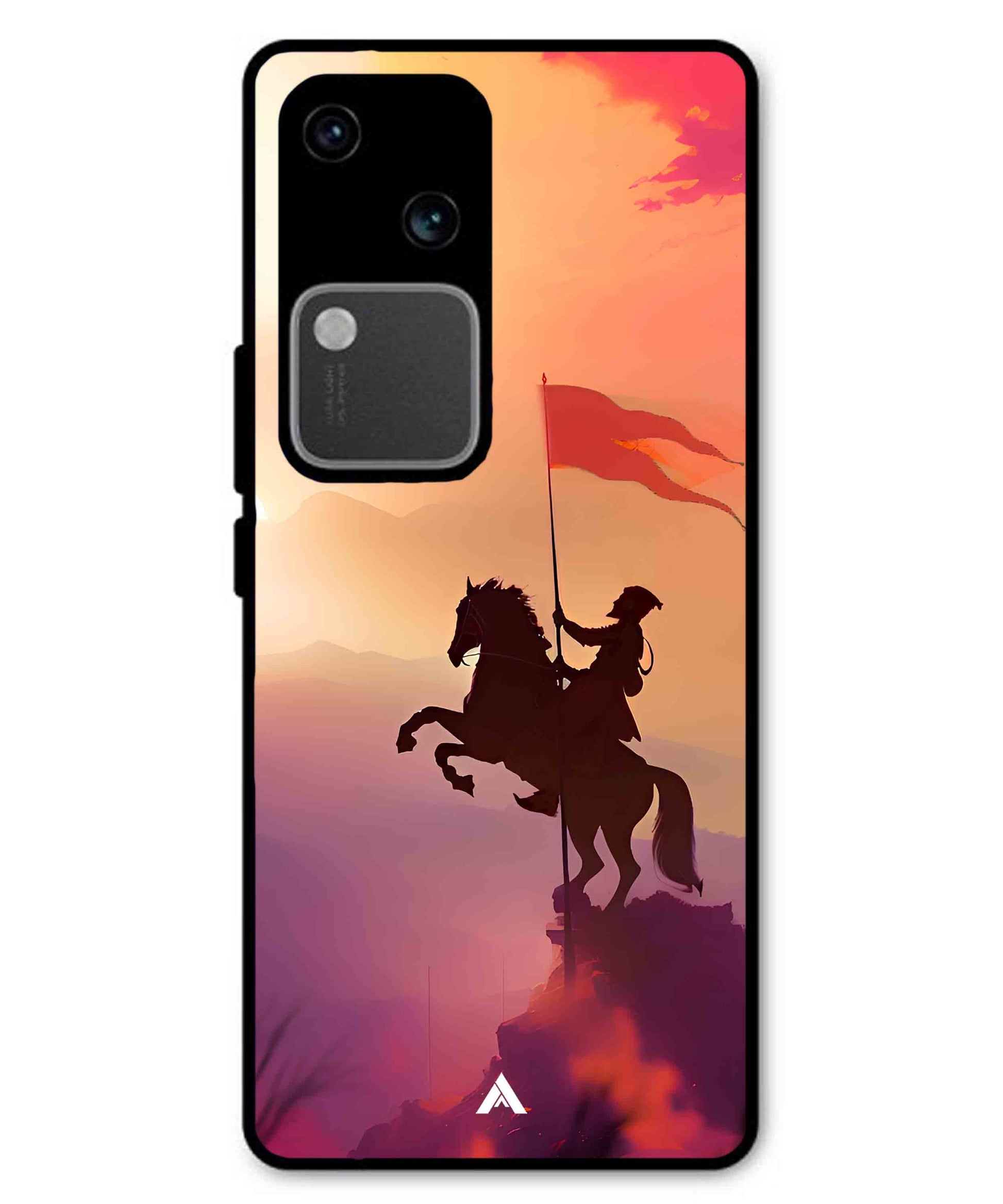 Shivaji Maharaj Metal Back Cover Phone Case for Vivo v30