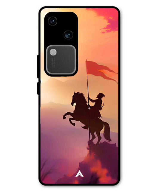 Shivaji Maharaj Metal Back Cover Phone Case for Vivo v30