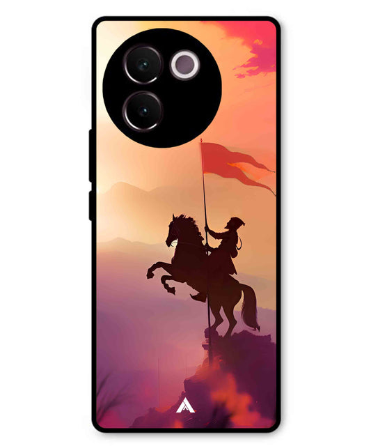 Shivaji Maharaj Metal Back Cover Phone Case for Vivo v30e