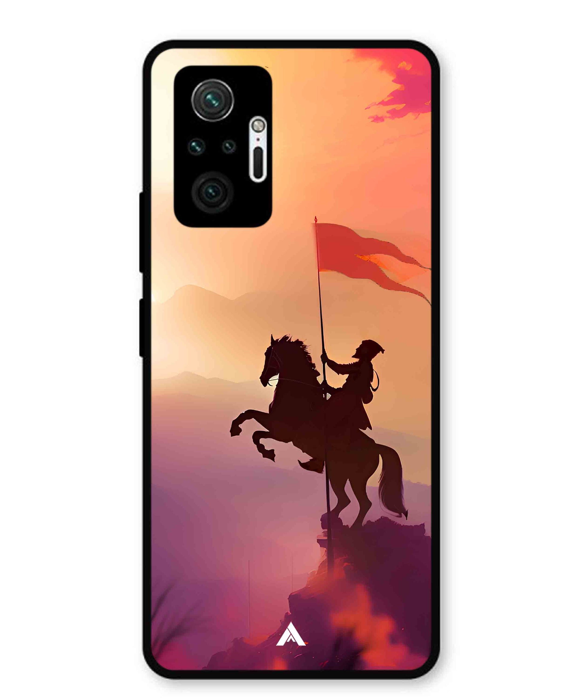Shivaji Maharaj Metal Back Cover Phone Case for Xiaomi Redmi Note 10 Lite