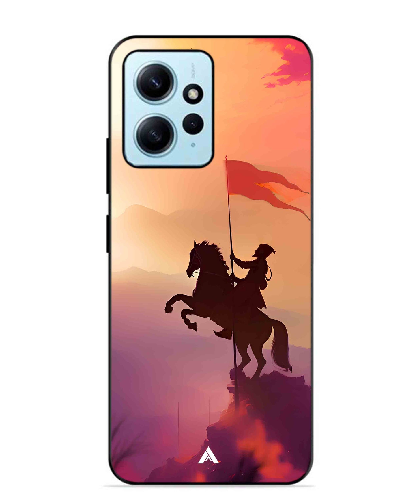 Shivaji Maharaj Metal Back Cover Phone Case for Xiaomi Redmi Note 12 4G