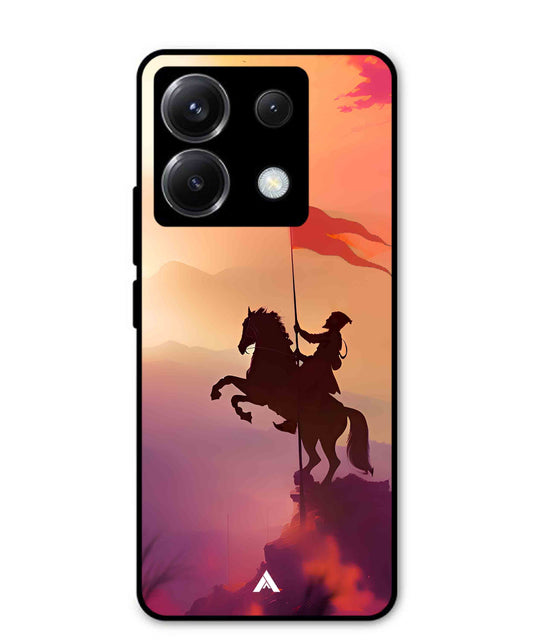 Shivaji Maharaj Metal Back Cover Phone Case for Xiaomi Redmi Note 13 Pro