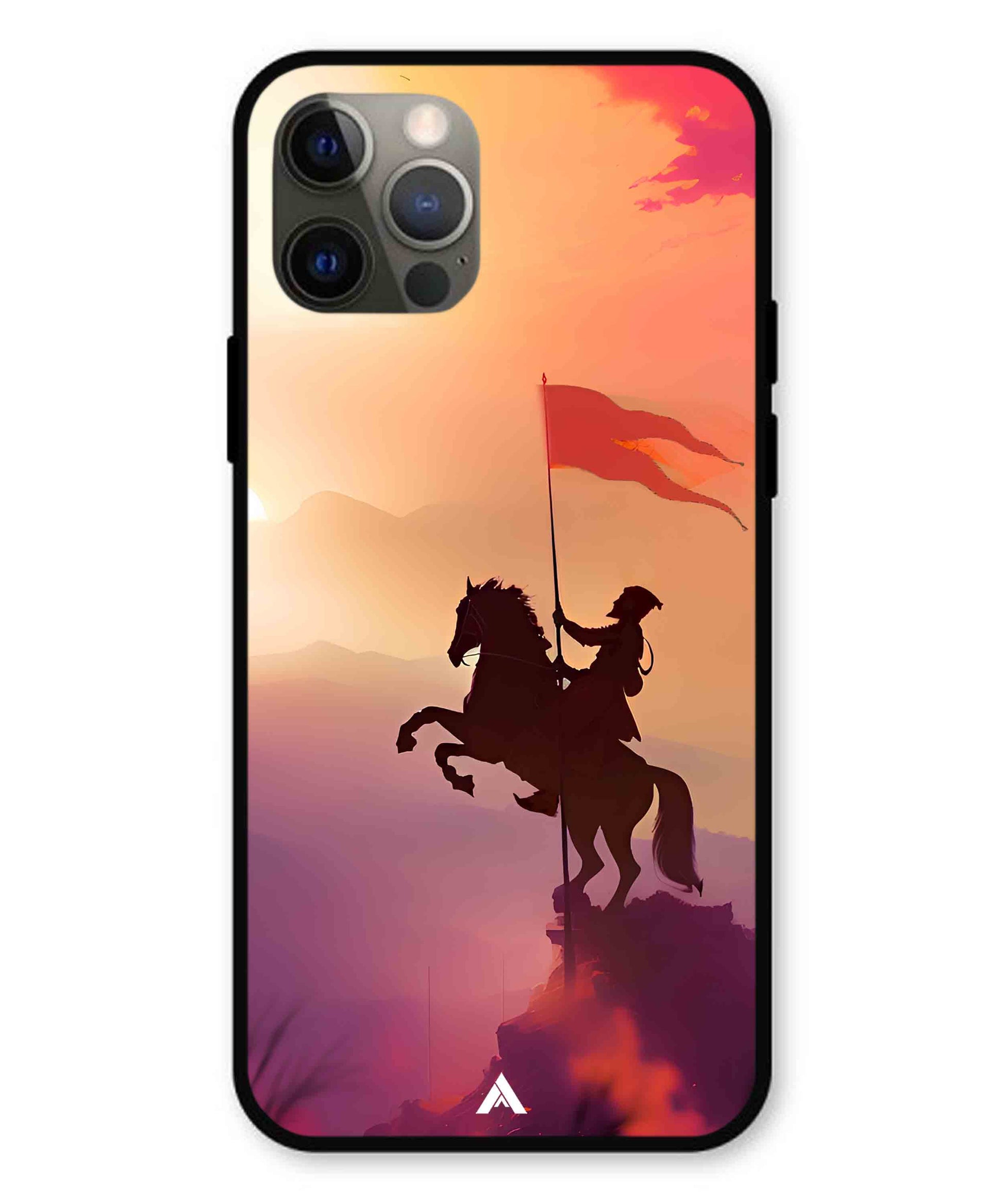 Shivaji Maharaj Metal Back Cover Phone Case for iPhone 12 Pro