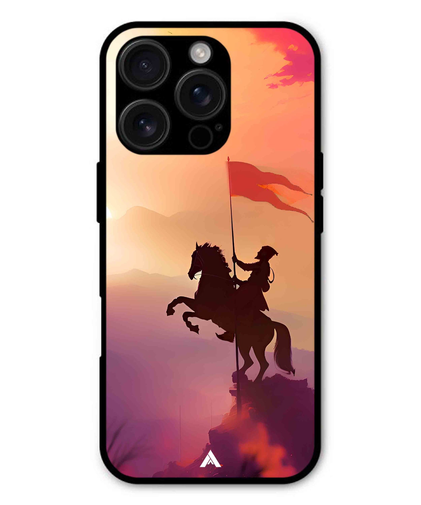 Shivaji Maharaj Metal Back Cover Phone Case for iPhone 13 Pro