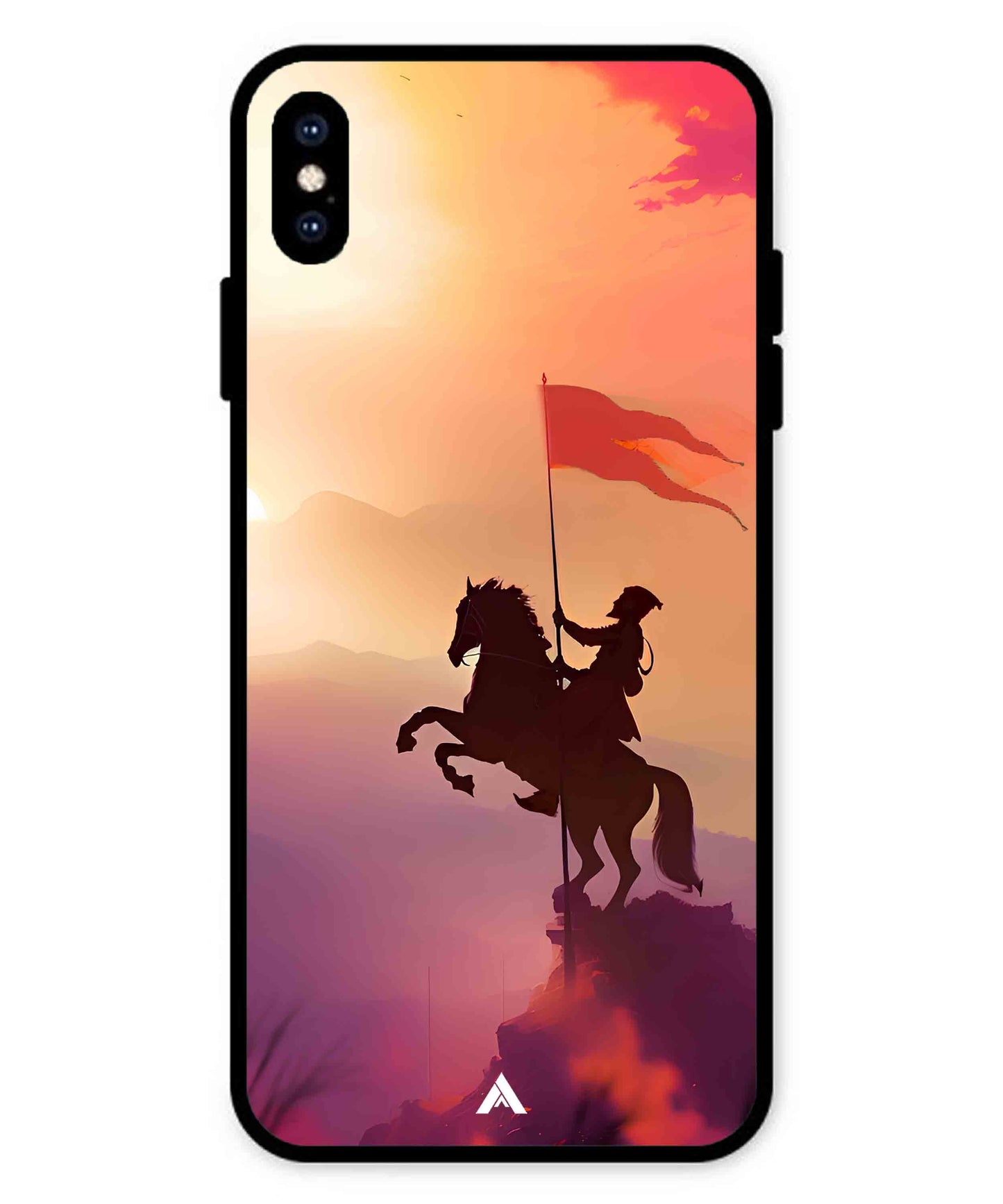 Shivaji Maharaj Metal Back Cover Phone Case for iPhone Xs Max