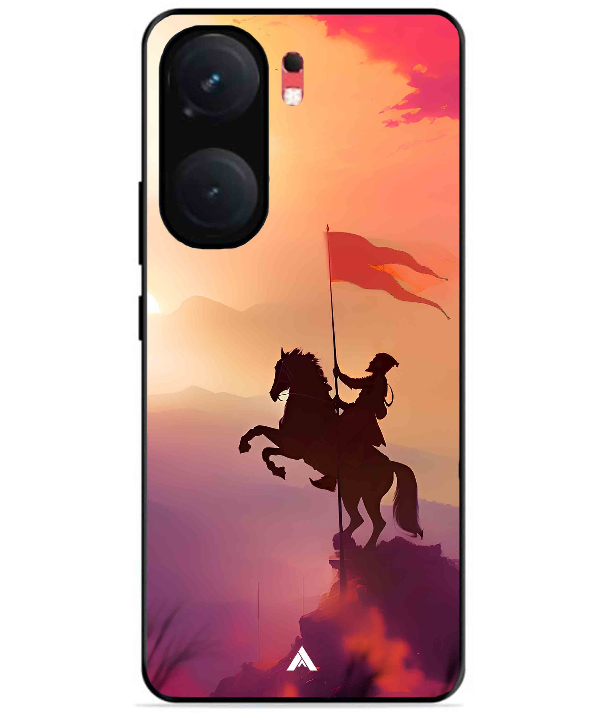 Shivaji Maharaj Metal Back Cover Phone Case for iQOO Neo 9 Pro