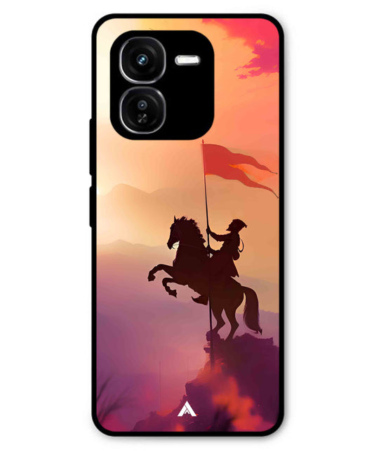 Shivaji Maharaj Metal Back Cover Phone Case for iQOO Z9x