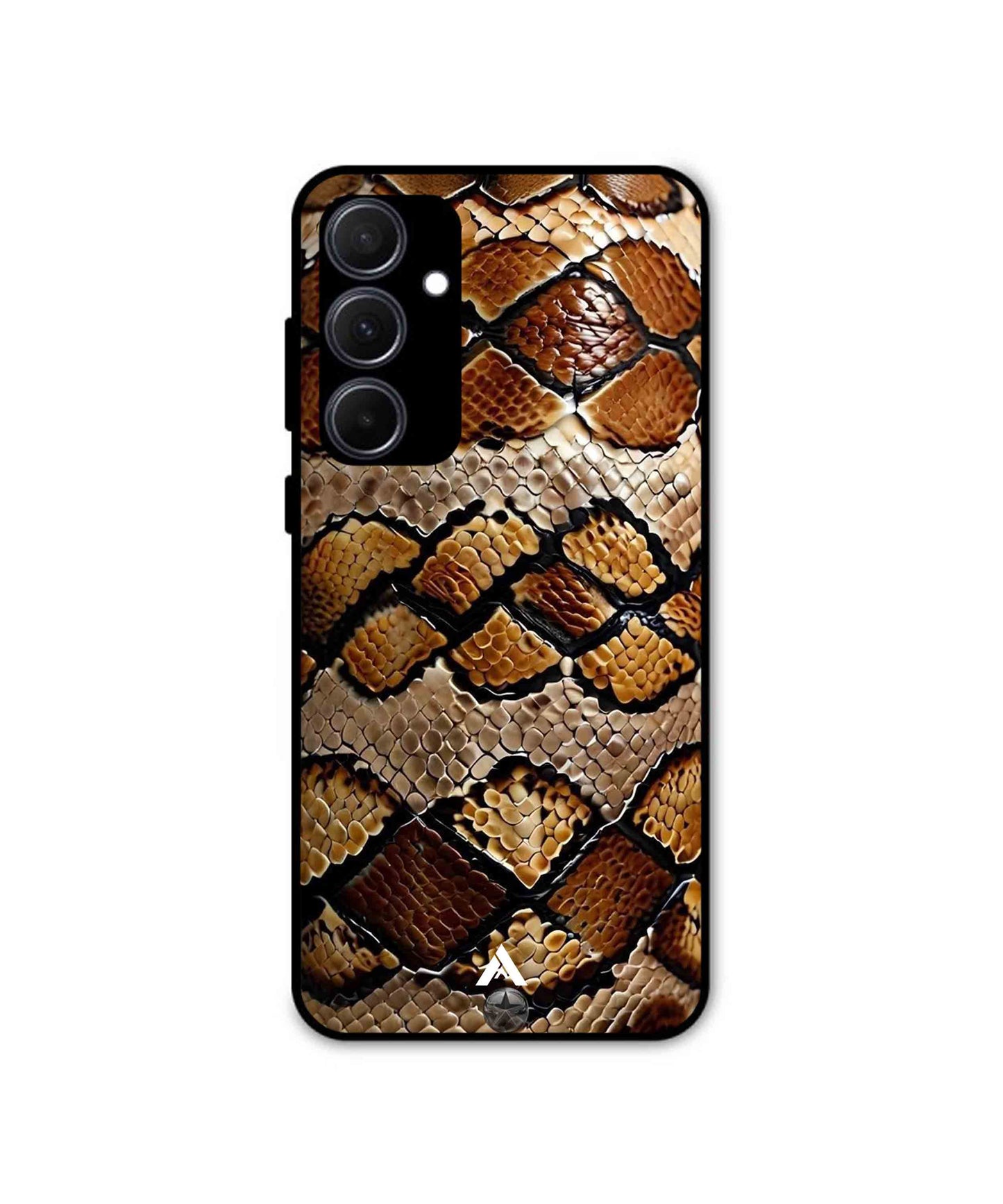 Skin Pattern 05 Snake Casora 01 Metal Back Cover Phone Case