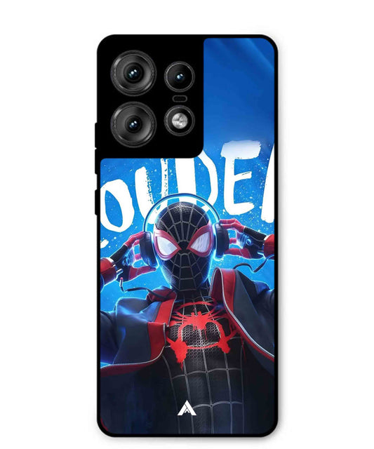 Spider-Verse Metal Back Cover Phone Case for Moto Edge 50 Pro