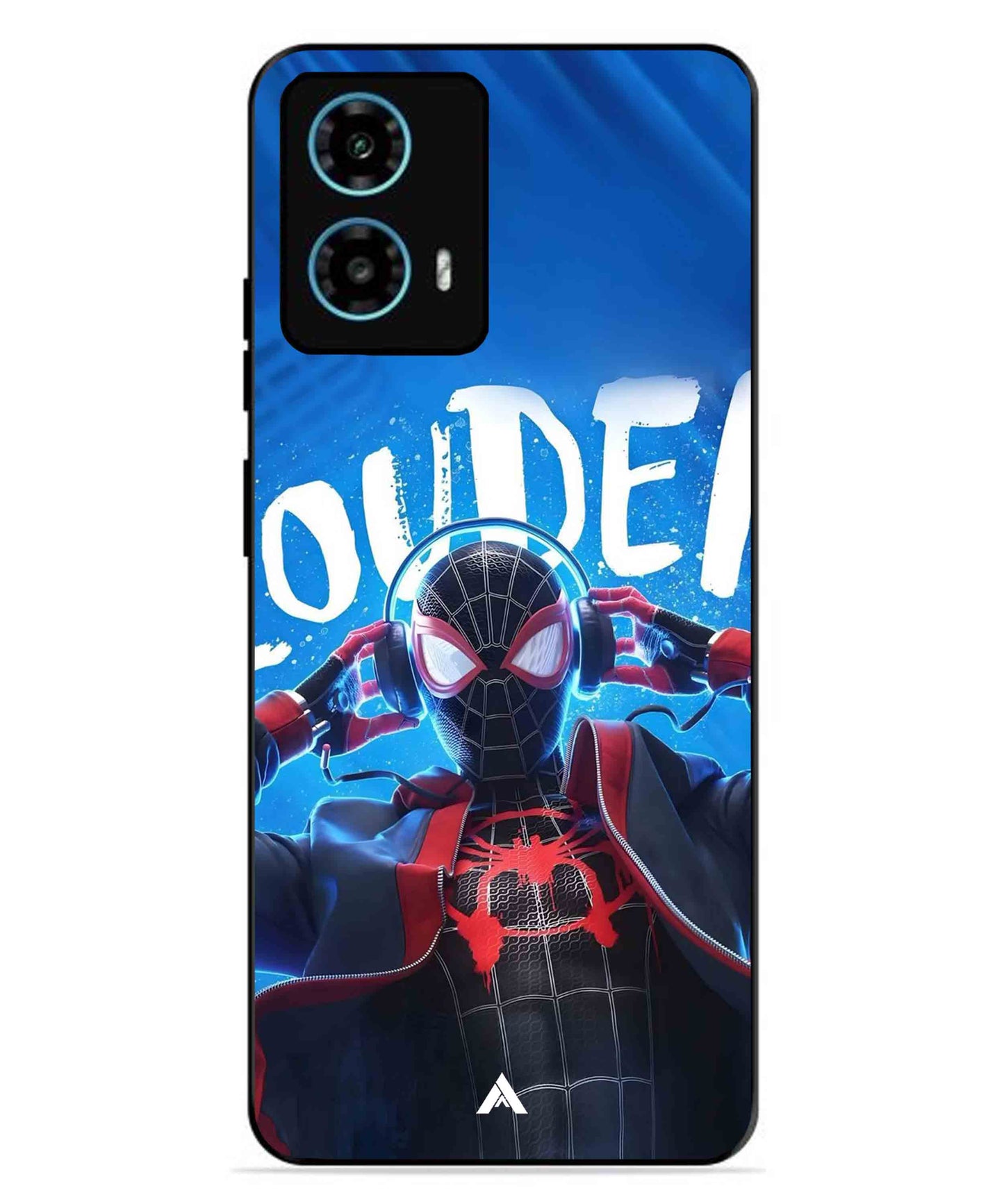 Spider-Verse Metal Back Cover Phone Case for Moto G34