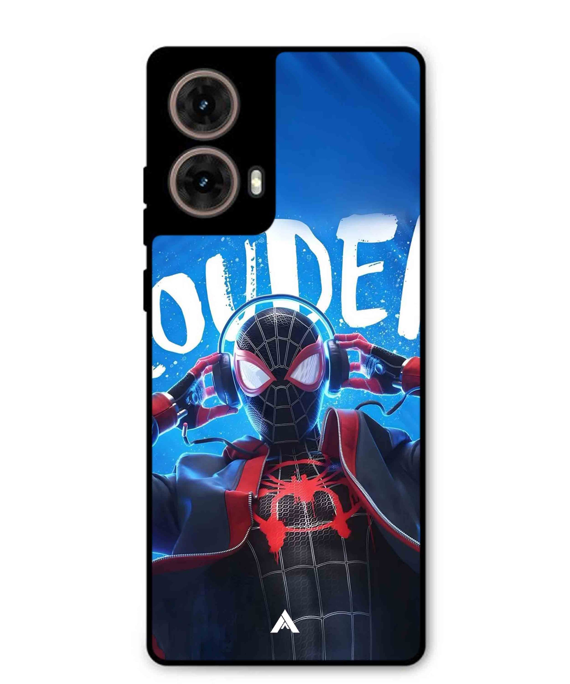 Spider-Verse Metal Back Cover Phone Case for Moto G85