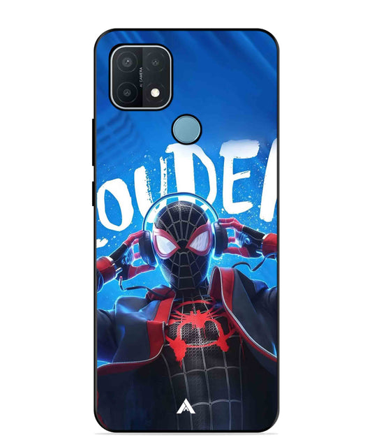 Spider-Verse Metal Back Cover Phone Case for OPPO A15