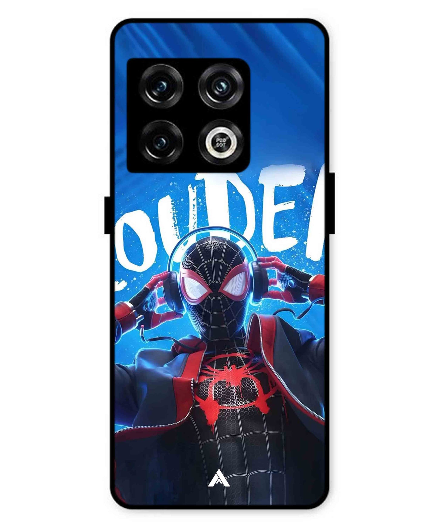 Spider-Verse Metal Back Cover Phone Case for Oneplus 10 Pro