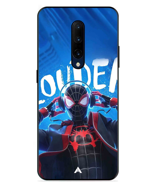 Spider-Verse Metal Back Cover Phone Case for Oneplus 7 Pro