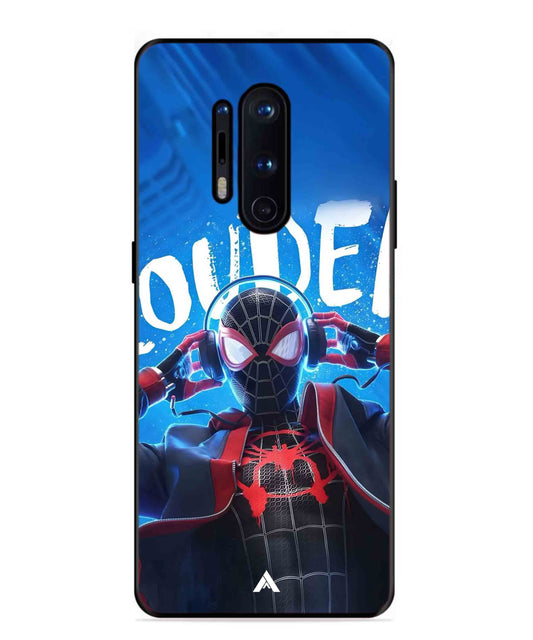 Spider-Verse Metal Back Cover Phone Case for Oneplus 8 Pro