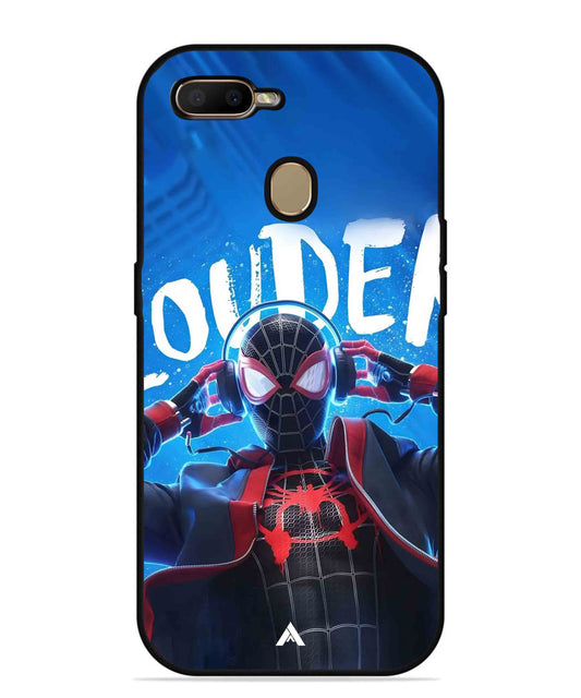 Spider-Verse Metal Back Cover Phone Case for Oppo A12