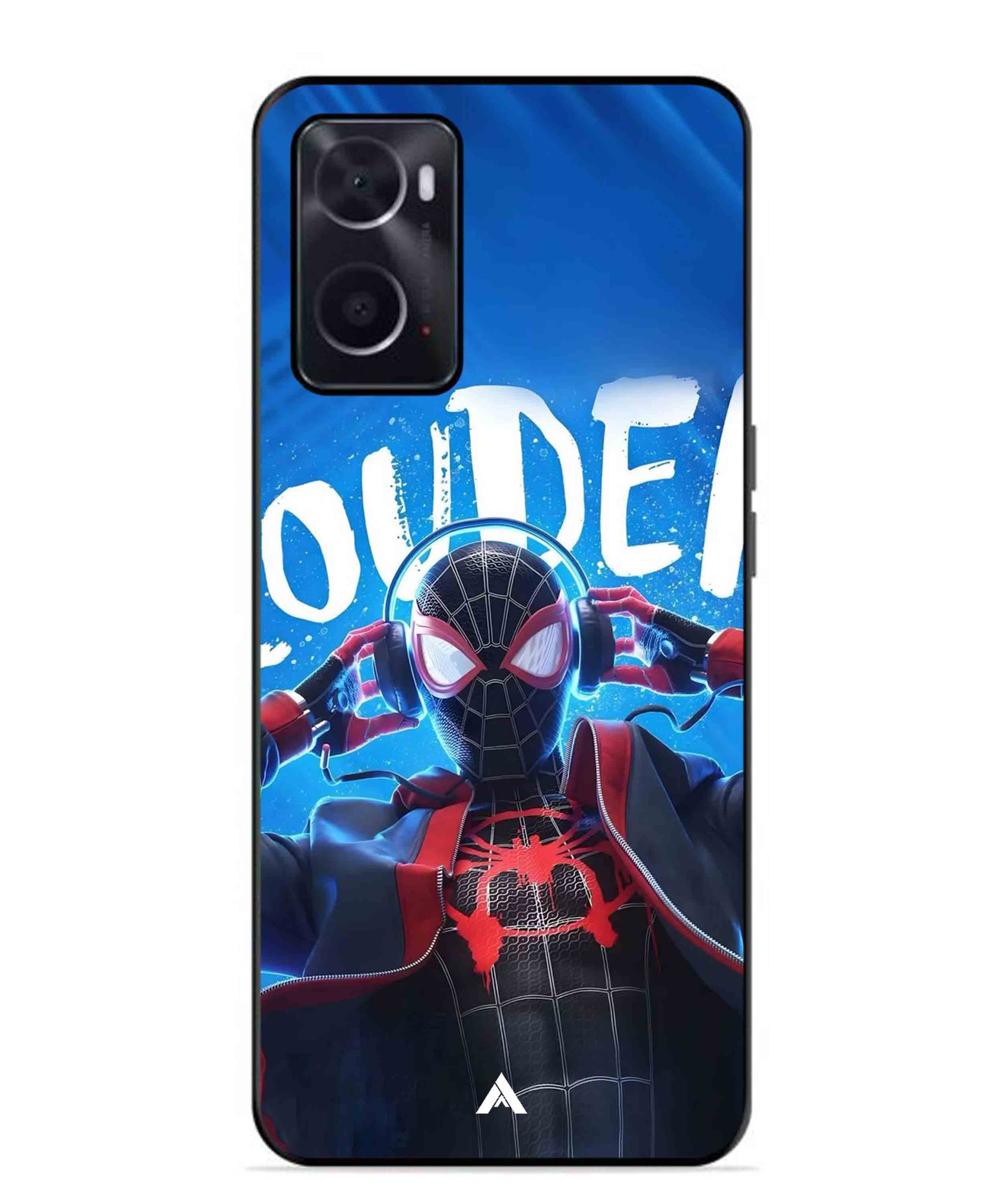 Spider-Verse Metal Back Cover Phone Case for Oppo A36