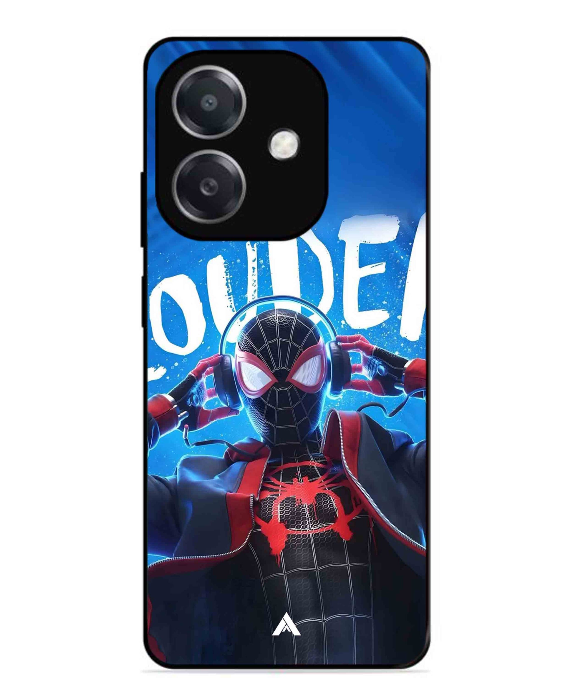 Spider-Verse Metal Back Cover Phone Case for Oppo A3X