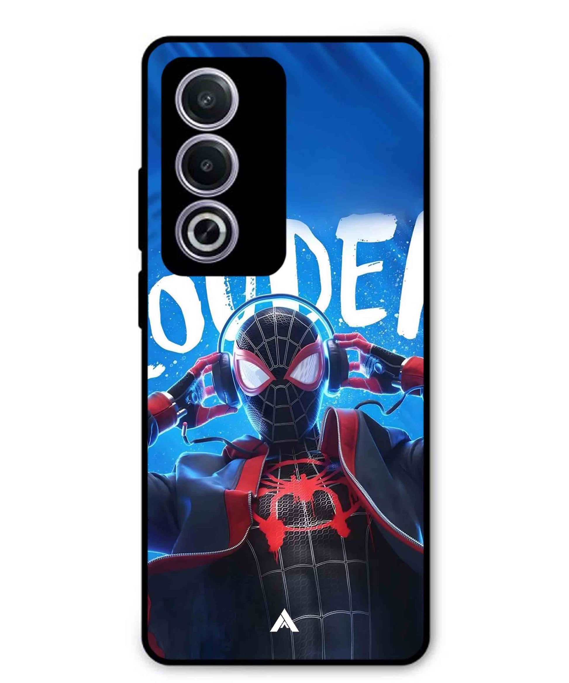 Spider-Verse Metal Back Cover Phone Case for Oppo A3 Pro