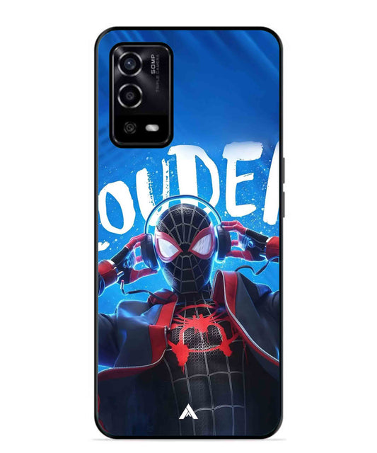 Spider-Verse Metal Back Cover Phone Case for Oppo A53s