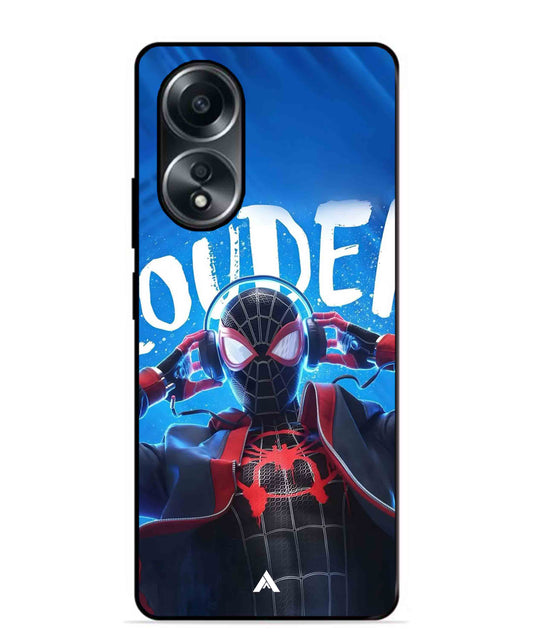 Spider-Verse Metal Back Cover Phone Case for Oppo A58