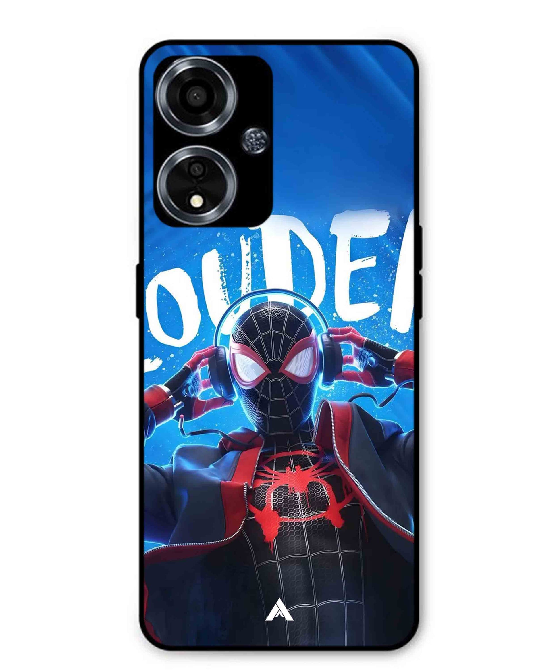 Spider-Verse Metal Back Cover Phone Case for Oppo A59