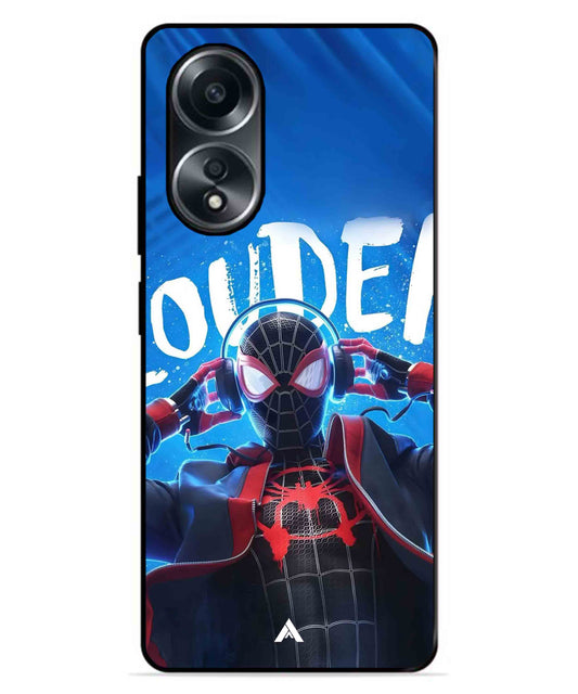 Spider-Verse Metal Back Cover Phone Case for Oppo A78