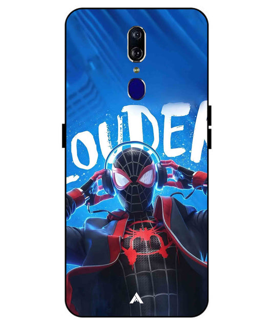 Spider-Verse Metal Back Cover Phone Case for Oppo F11