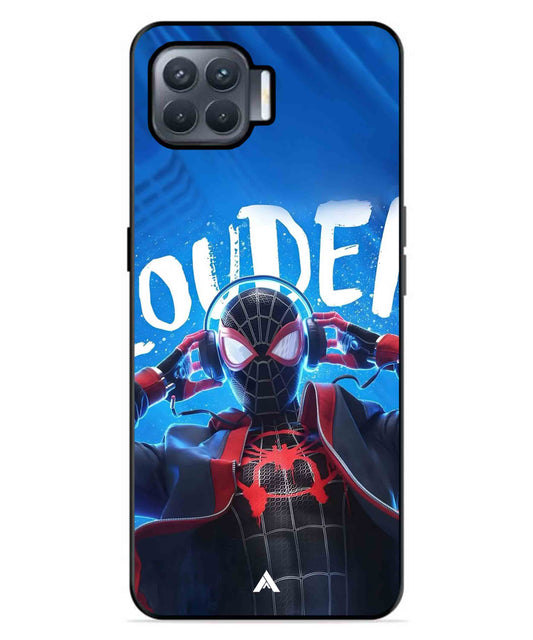 Spider-Verse Metal Back Cover Phone Case for Oppo F17 Pro