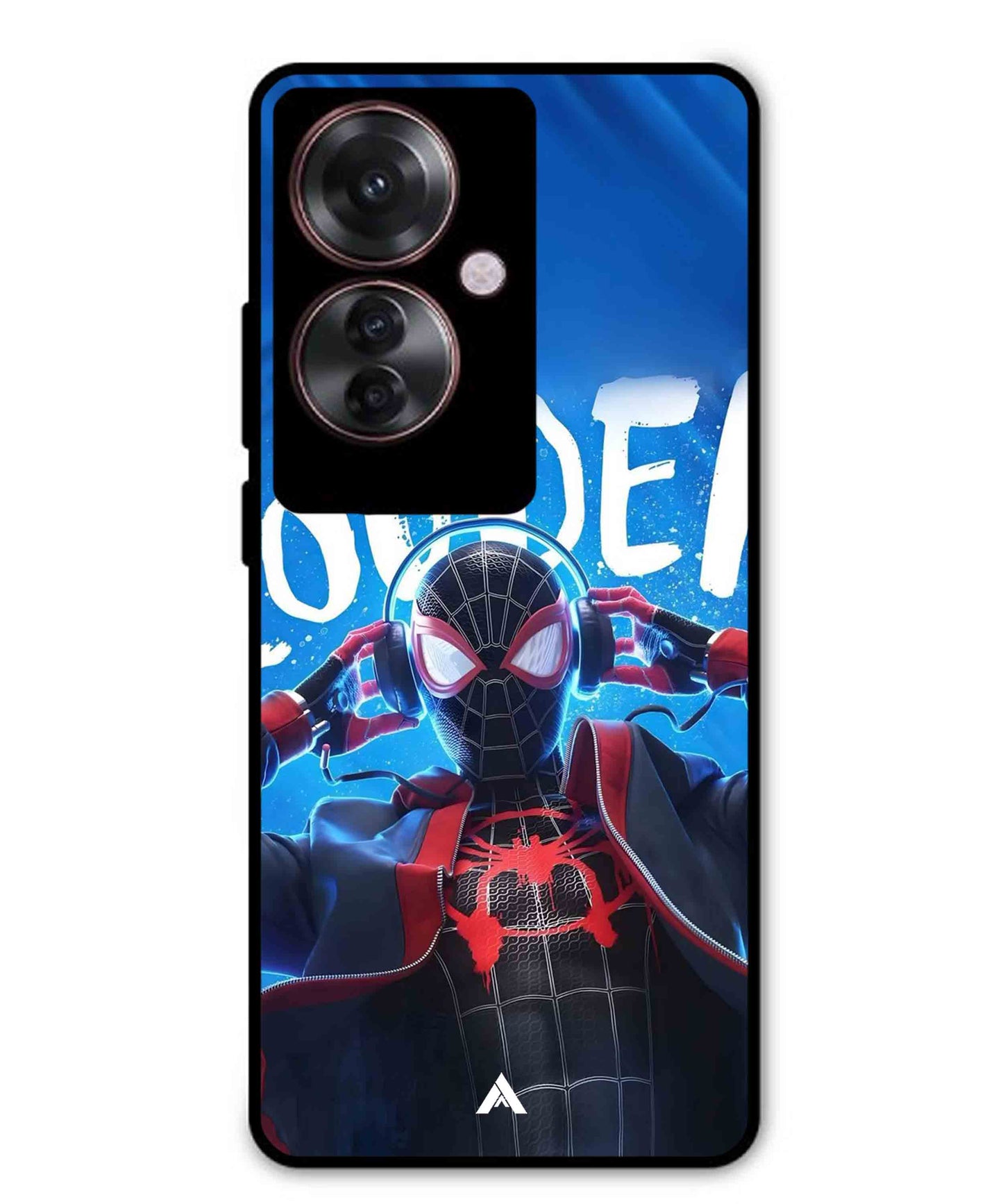 Spider-Verse Metal Back Cover Phone Case for Oppo F25 Pro