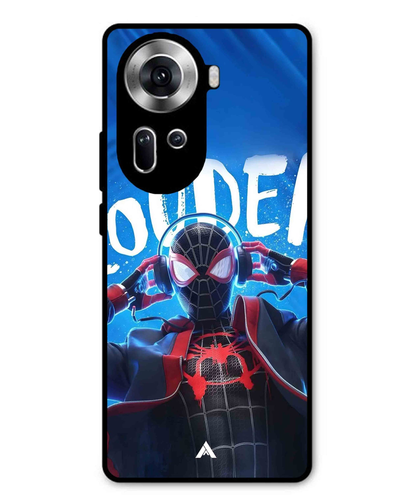 Spider-Verse Metal Back Cover Phone Case for Oppo Reno 11