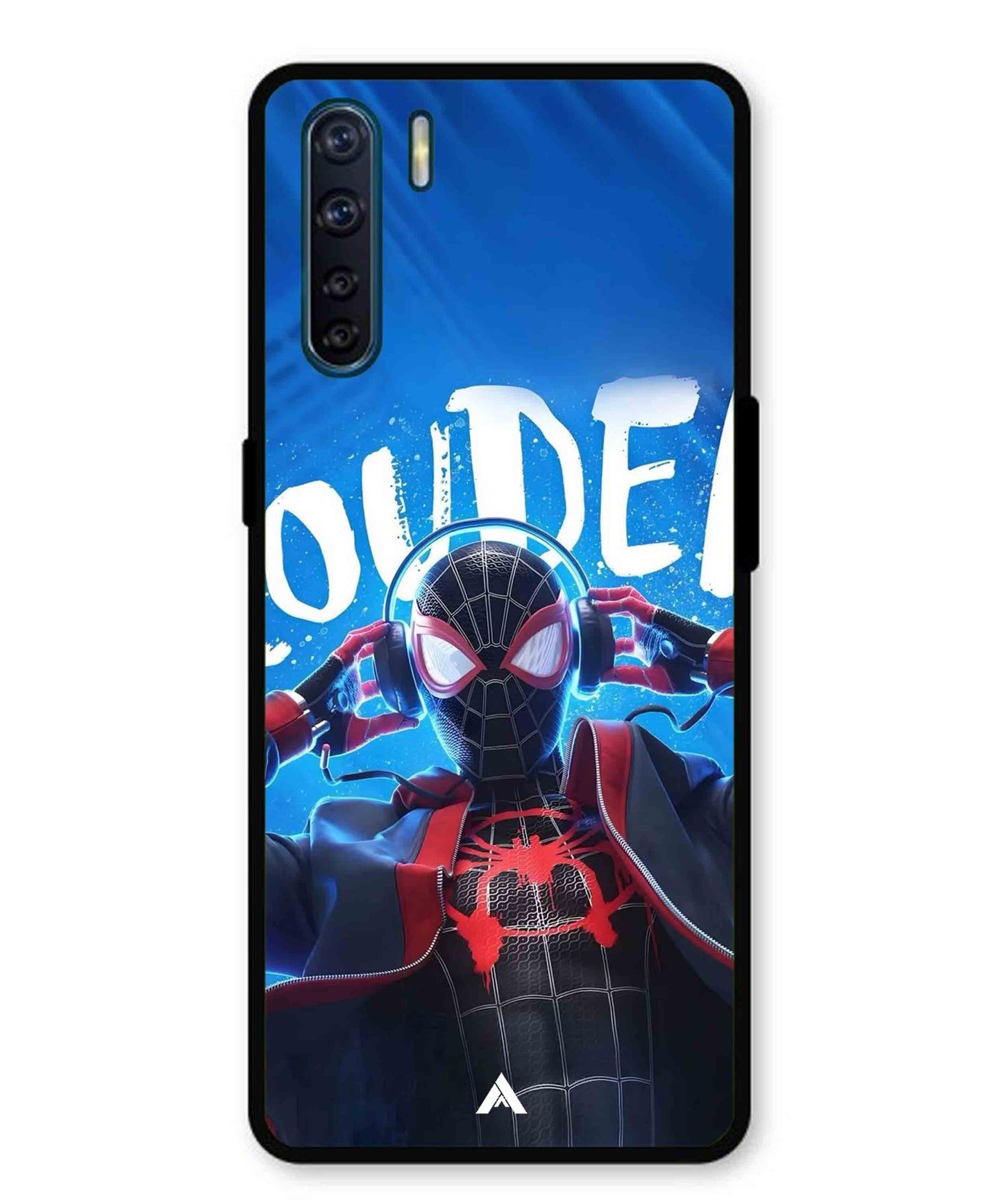 Spider-Verse Metal Back Cover Phone Case for Oppo Reno 3