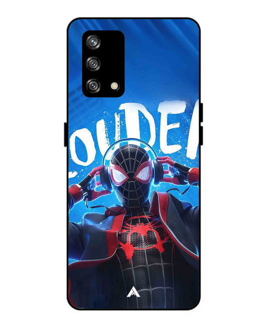 Spider-Verse Metal Back Cover Phone Case for Oppo Reno 4F